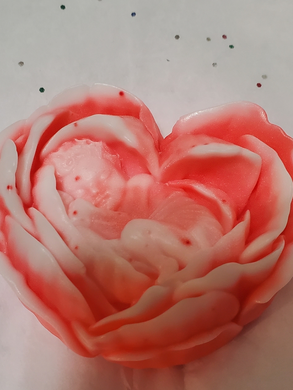 Floral Baby Heart Soap - Pink Cream Scented Hand Soap